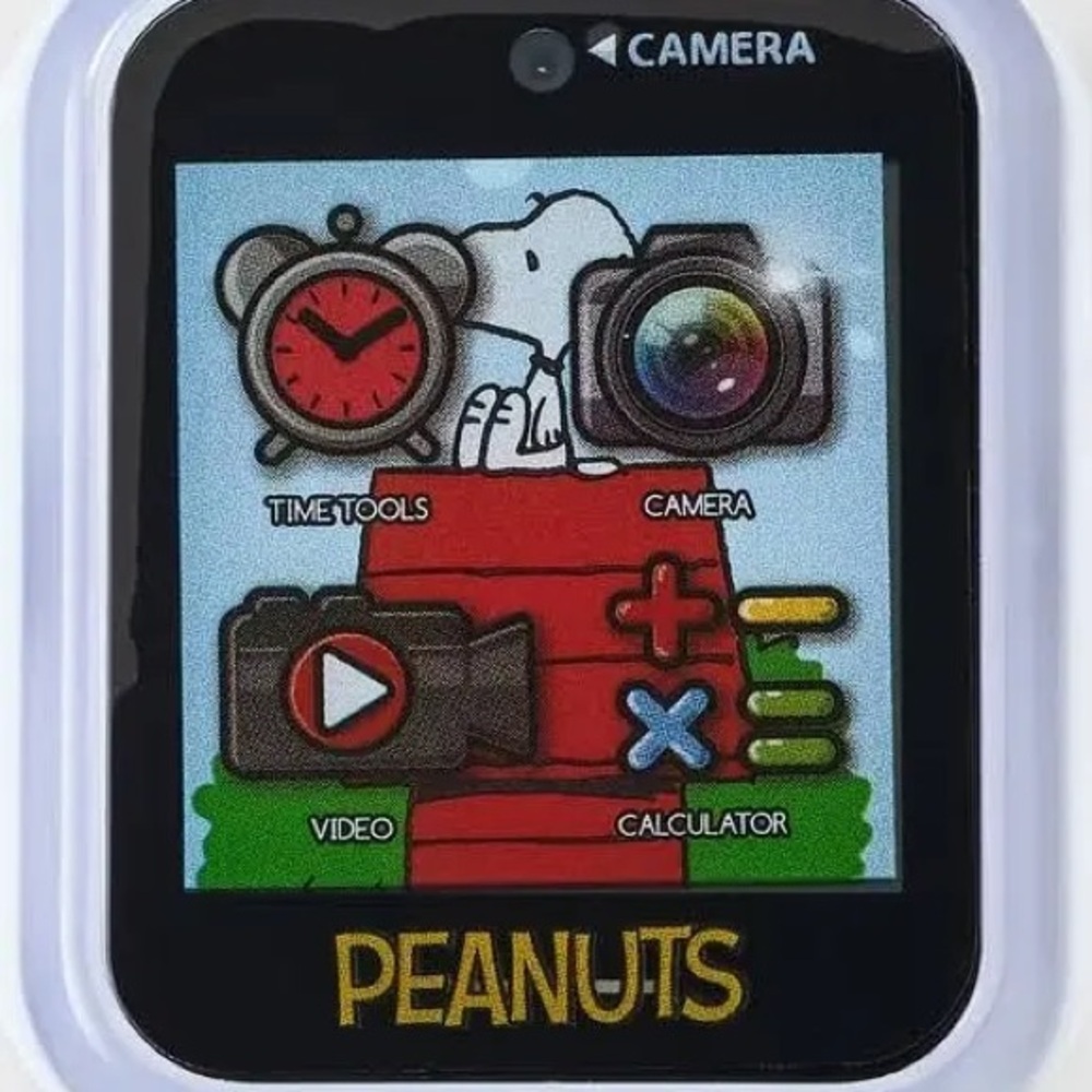 Peanuts Smartwatch for Kids - White and Black
